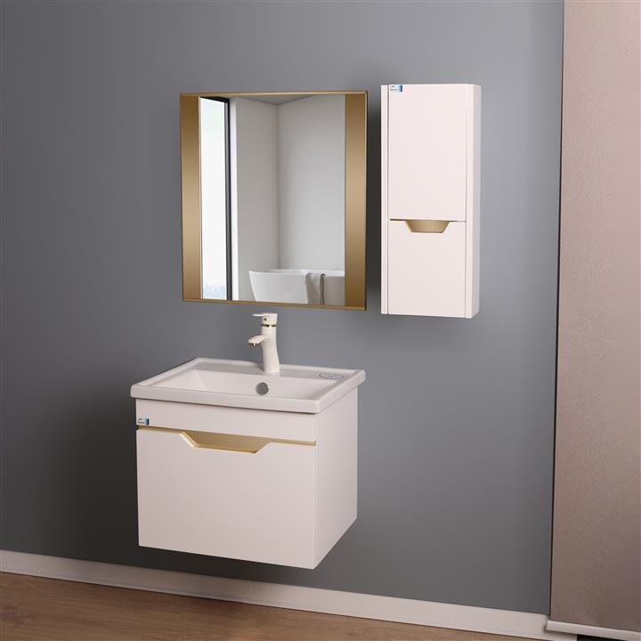 ست کابینت و روشویی دلفین مدل 1029-G به همراه آینه و باکس